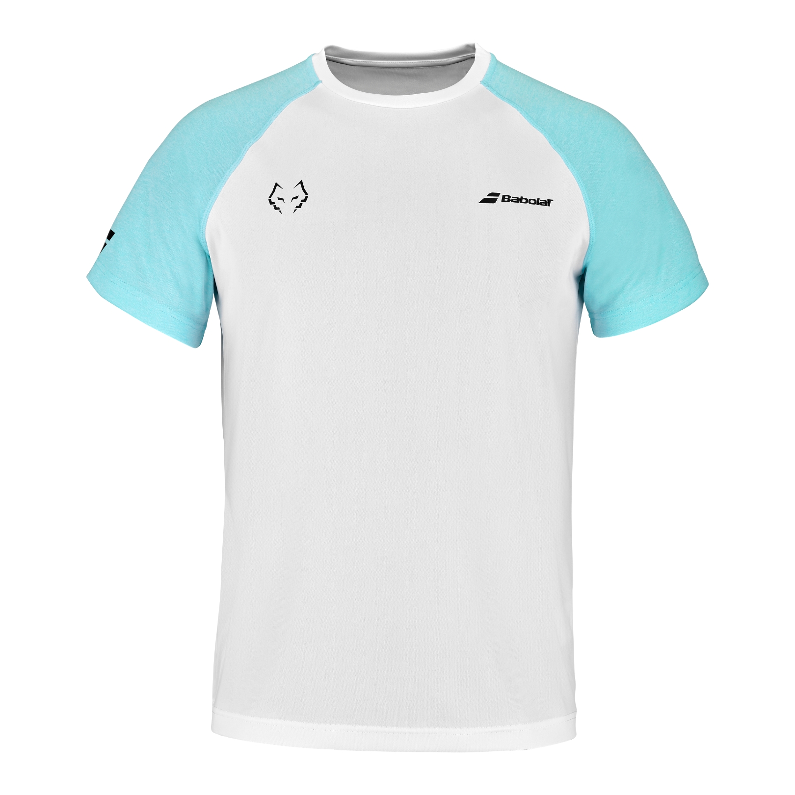 Babolat Crew Neck Tee Juan Lebron White/light Blue
